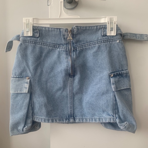 MANIERE DE VOIR DENIM CARGO CORSET AND MINI SKIRT - Picture 5 of 6